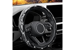 YOGURTCK Crystal Steering Wheel Cover