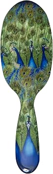 Rock & Ruddle Natural Pure Boar Bristle Hair Brush for Women & Kids Small/Travel Size, 17.5cm - Great for Wet & Dry Hair, Detangling Smoothing Blowdrying - Designed & Made in UK - Peacocks