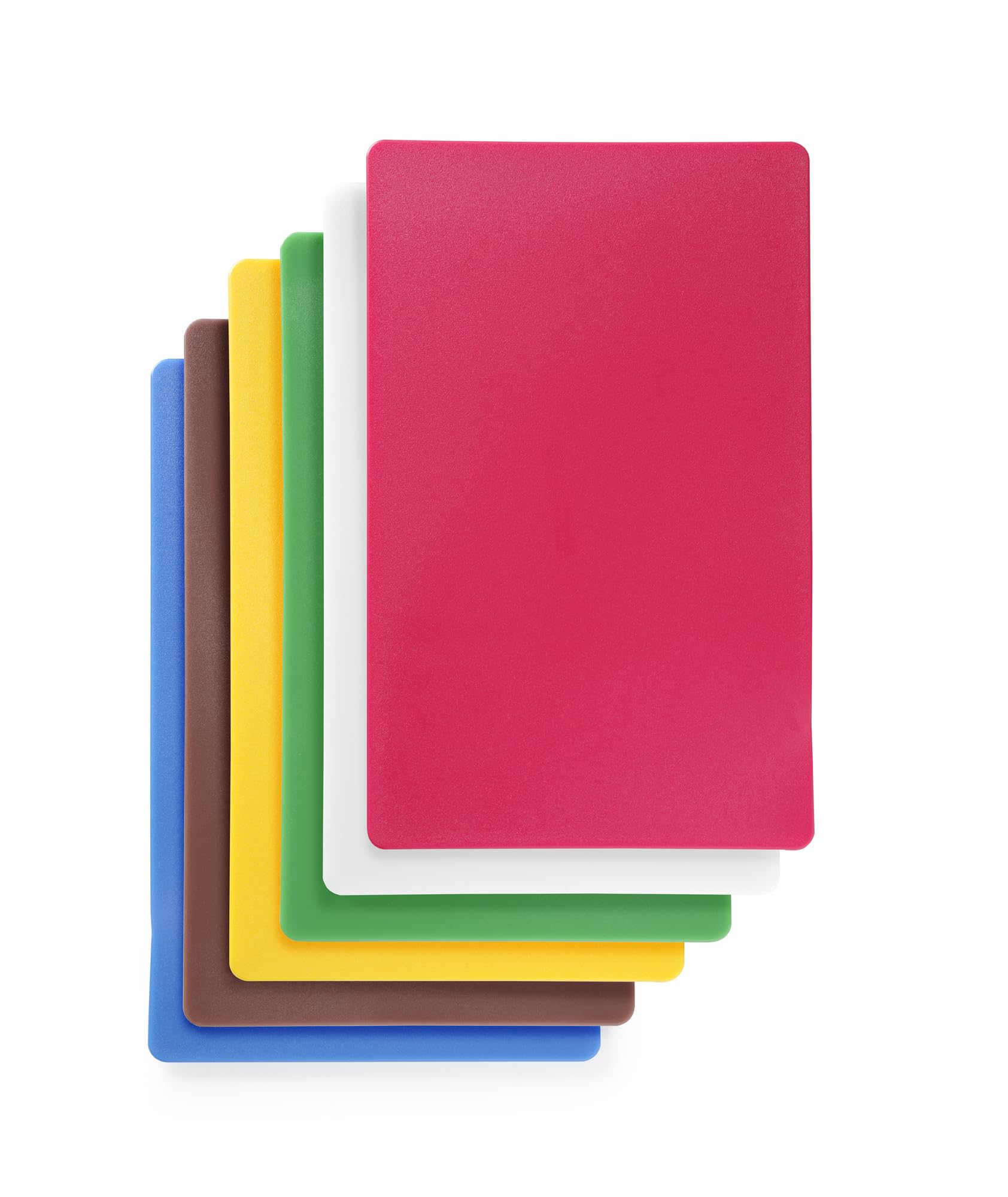 HENDI Planches a decouper HACCP GN 1/1, set 6 couleurs, 530x325x(H)60mm, HDPE