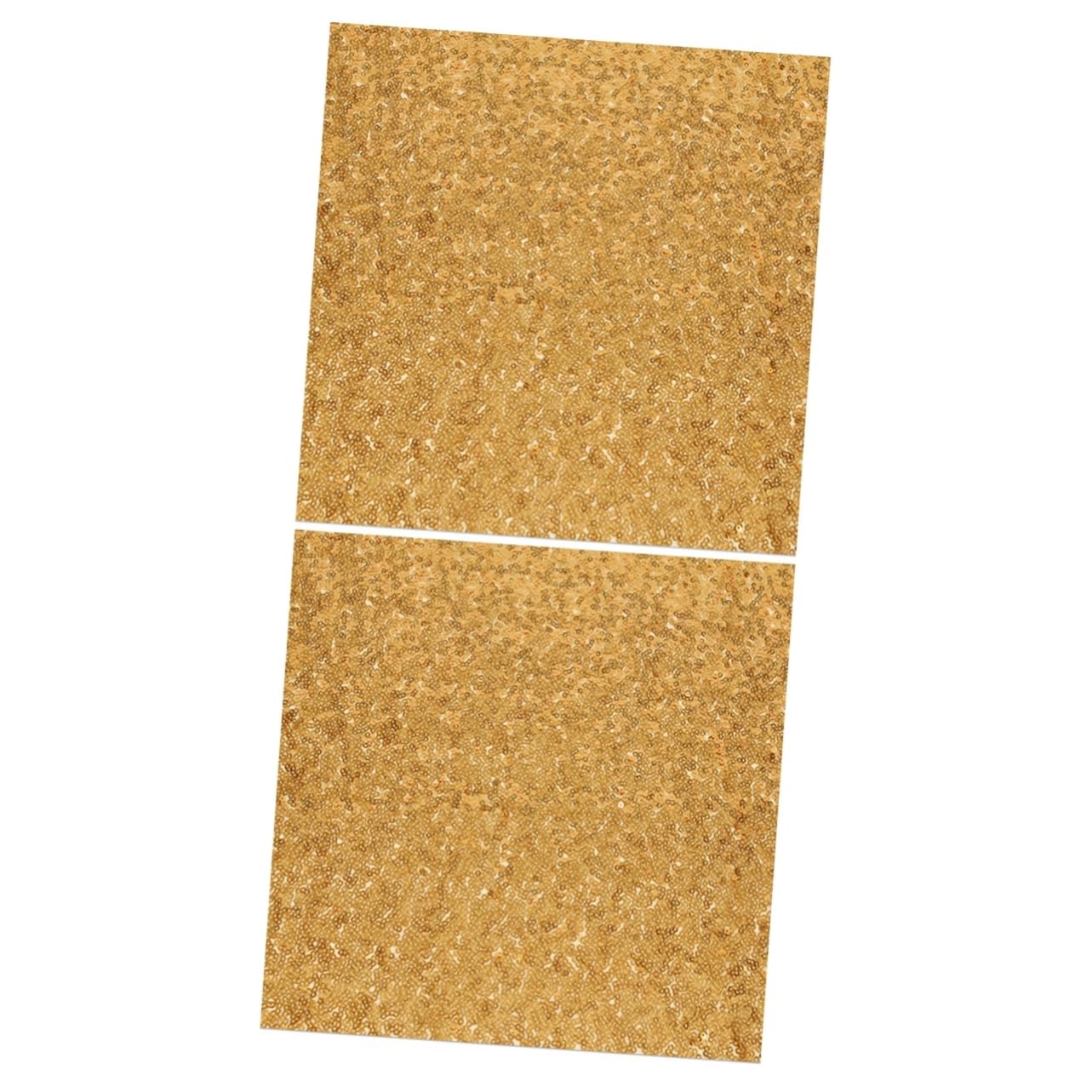 Nappe à paillettes TOPBATHY : lot de 2 (0,8x0,8m) pour étinceler en table de mariage