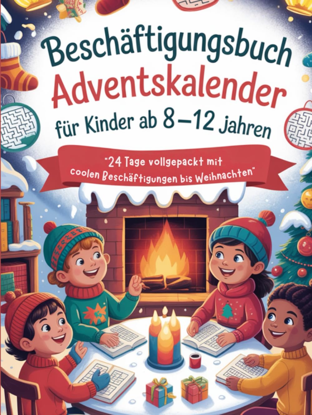 Beschäftigungsbuch Adventskalender für Kinder ab 8-12 Jahren: 24 Tage vollgepackt mit coolen Beschäftigungen bis Weihnachten - Rätsel ... Kinder (Rätsel Adventskalender Kinder 2025)