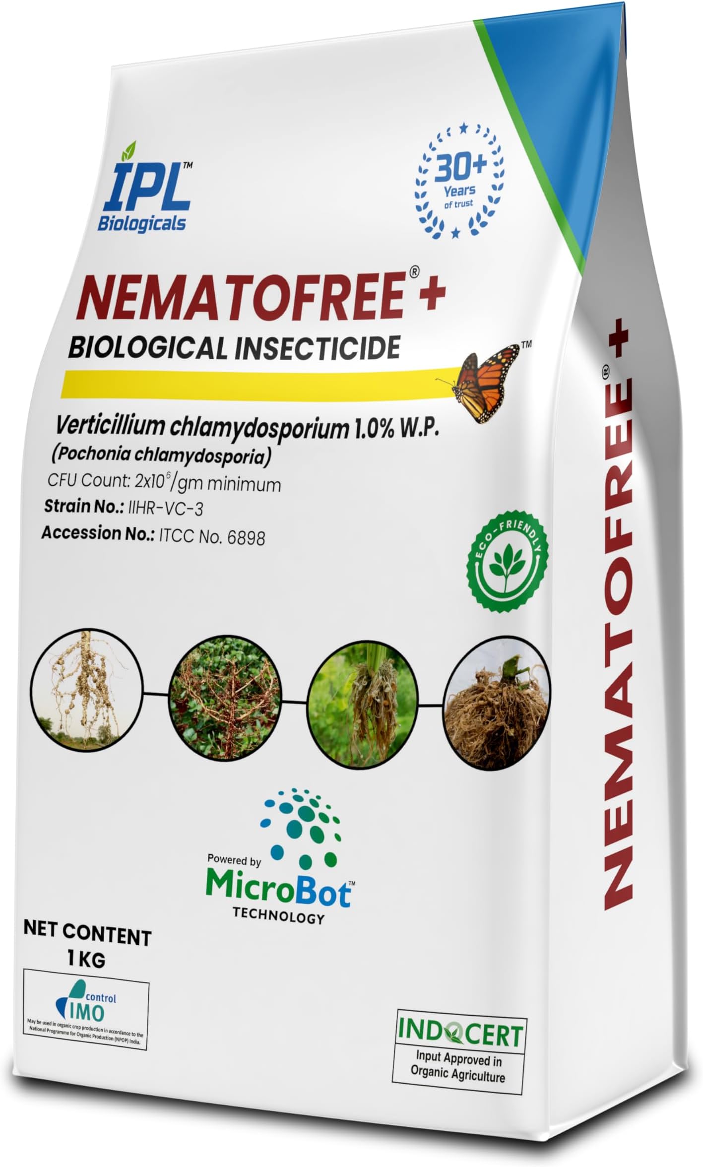 Nematofree plus, 1 KG, Verticillium chlamydosporium/Poshonia chlamydosporia 1.0% W.P.