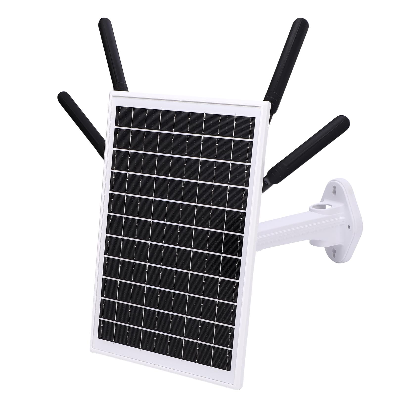 Solar-WLAN-Extender, 4G-LTE-Modem-Router mit 18.000-mAh-Akku und 12-W-Solarpanel für Outdoor-Camping, Wohnmobil-Reisen, Hausboot und Abgelegene Gebiete