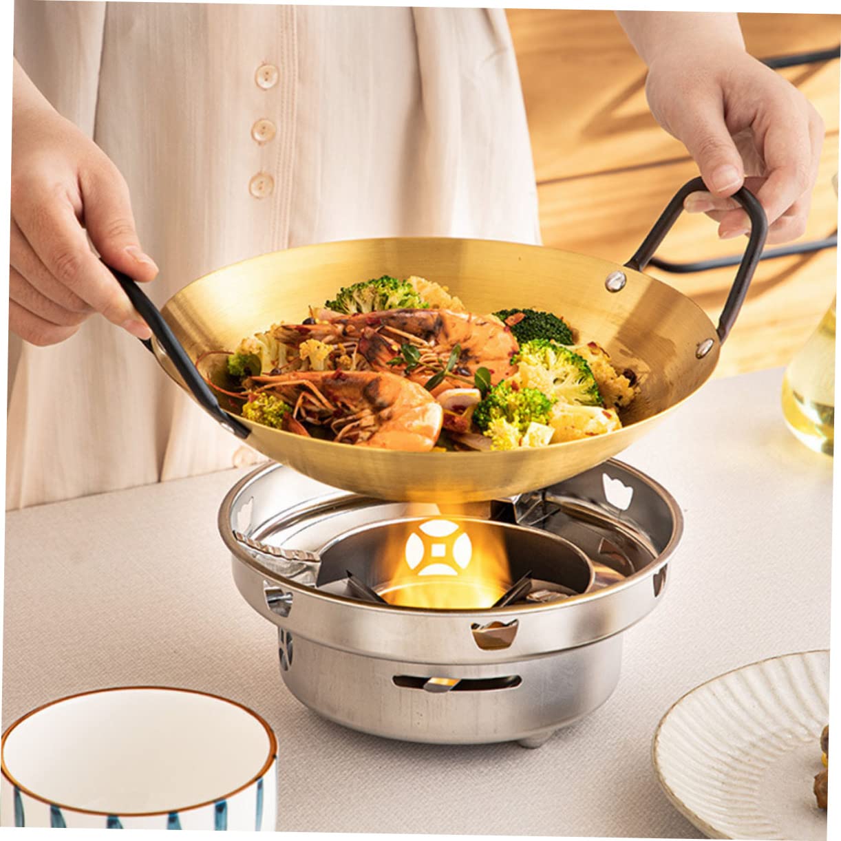 Amazon.com: NAMOARLY Thickened Stainless Steel Pot Double Ear