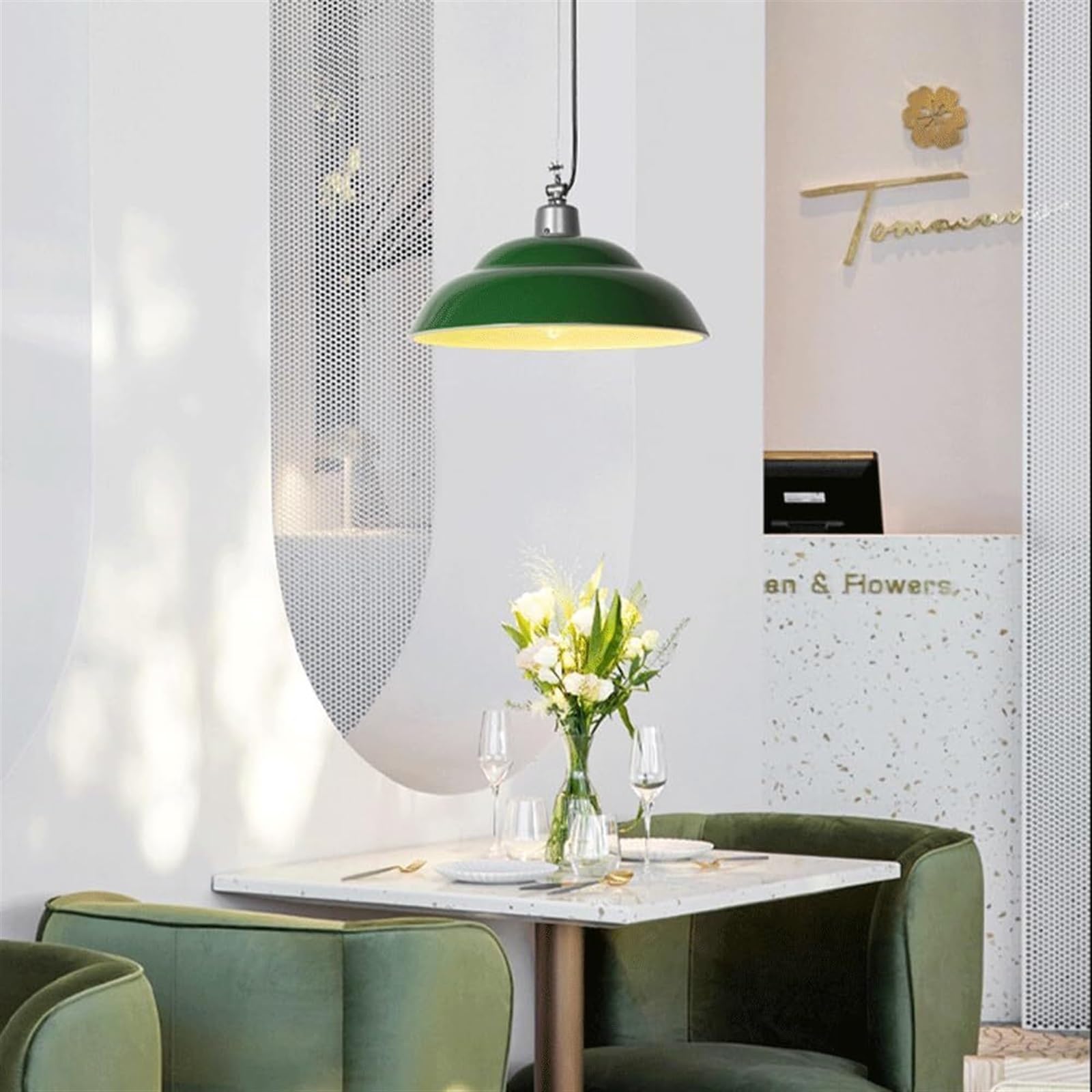 ZBZFGE Creative Cap w kształcie lipszadu w kształcie czapki - Żelazny wisiorek w stylu amerykańskim na balkon i dekorację, źródło światła spłukają wisiorek sufitowy
