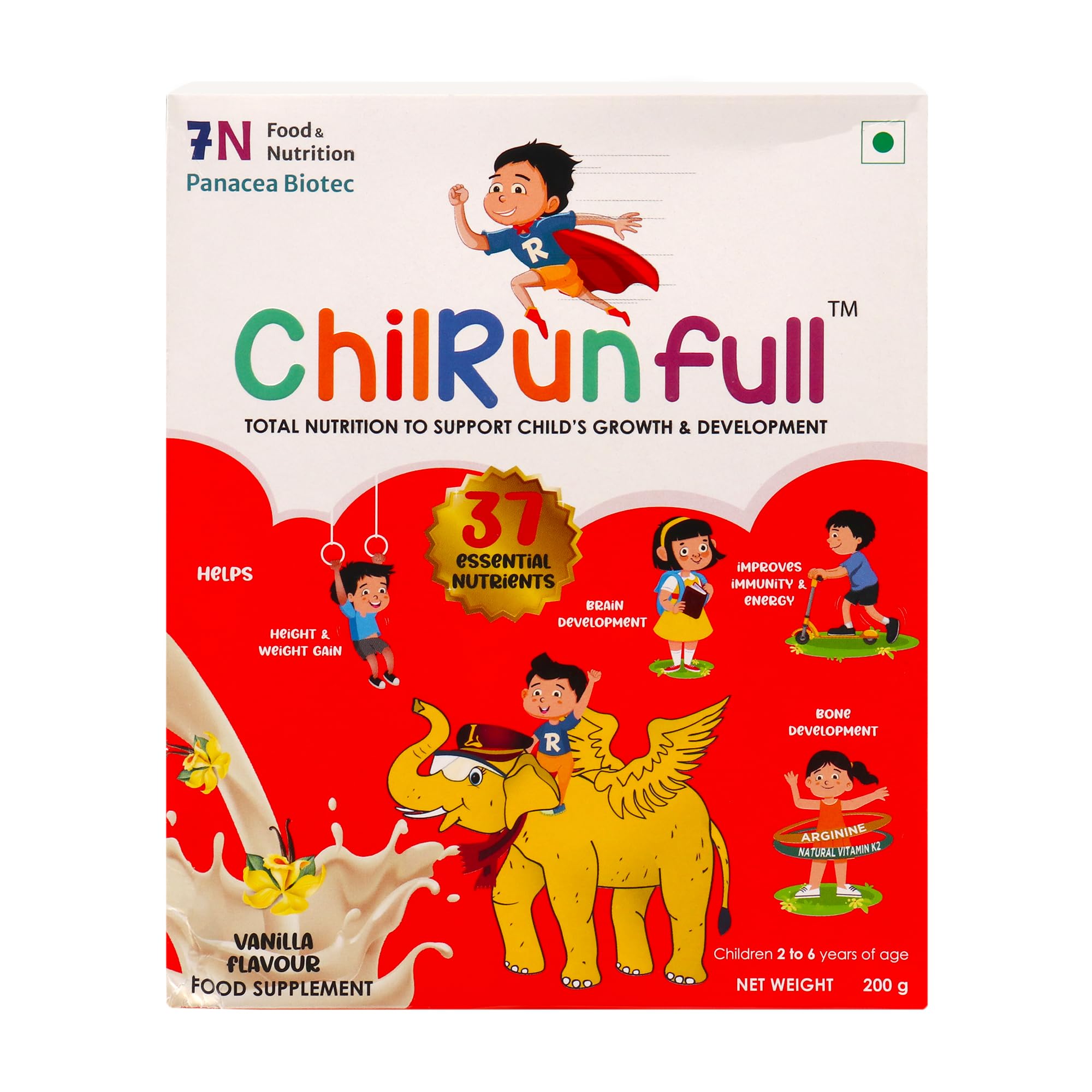 ChilRun Full 2+, Vanilla, 200g, Box. Total Nutrition For Children’s Growth, Supports Weight & Height Gain, Immune Function & Brain Development. (B0CHFG3YBQ) Amazon Price History, Amazon Price Tracker
