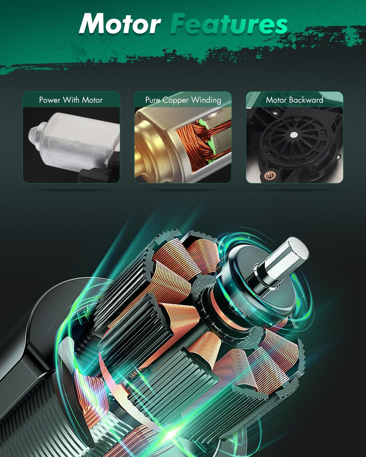 SCITOO Rear Right Passenger Side Power Window Regulator With Motor Fit for 2007-2014 for Cadillac Escalade,2007-2014 for Chevrolet for Tahoe,2007-2014 for GMC Yukon,741-391