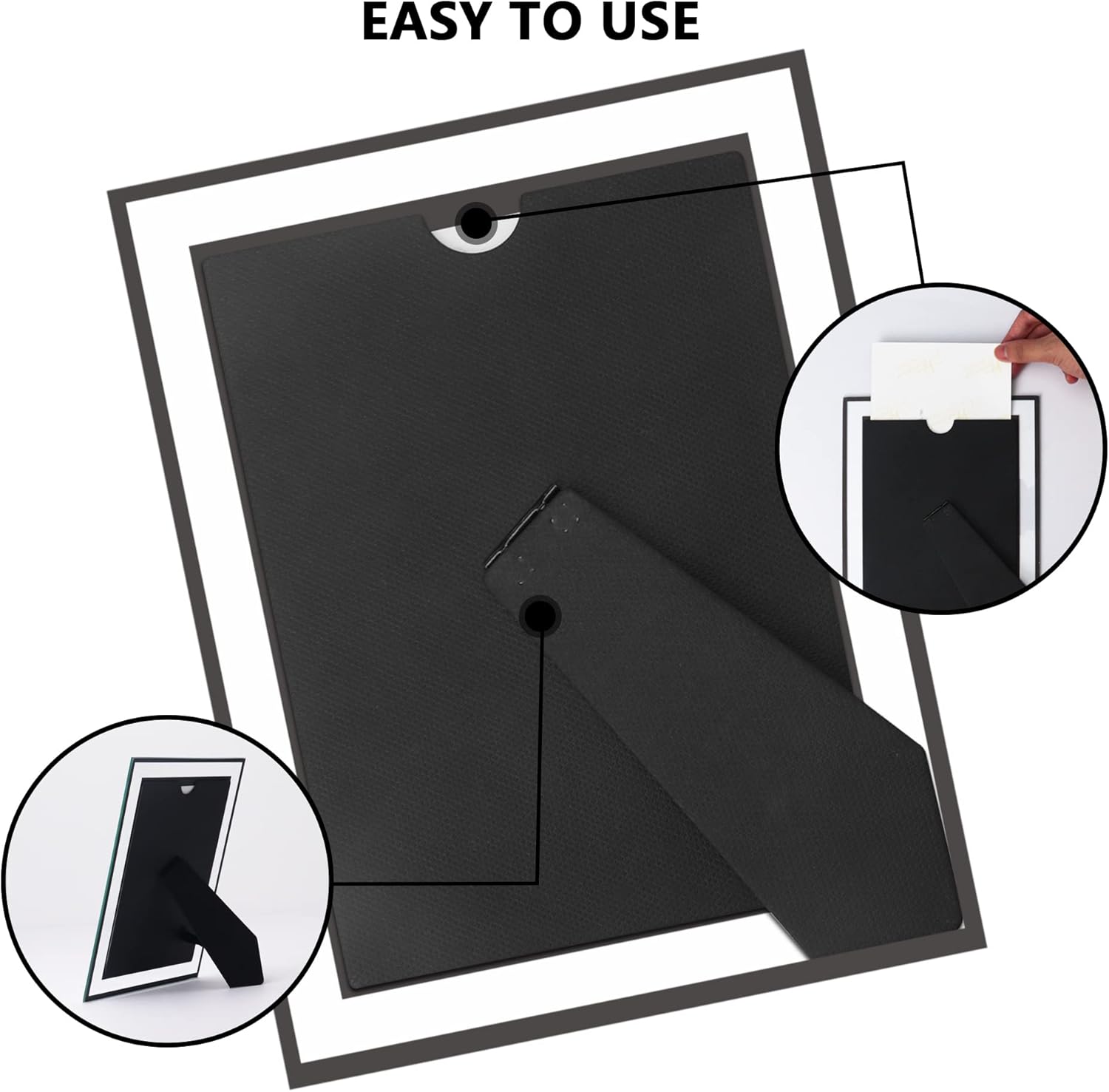 Vienrose 5x7 Picture Frame Set of 2, Clear Glass Photo Frames with Silver Edge, Horizontal or Vertical Display for Tabletop, Desk, Home, Office Decoration - Image 5