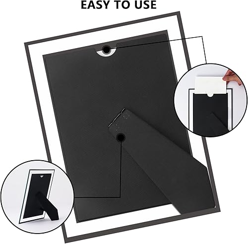 Miniatura 9 de Vienrose Marco de fotos de 5 x 7, marcos de fotos flotantes de vidrio para fotos de 2 x 3, 3 x 5, 4 x 6, marco de fotos dorado para decoración de