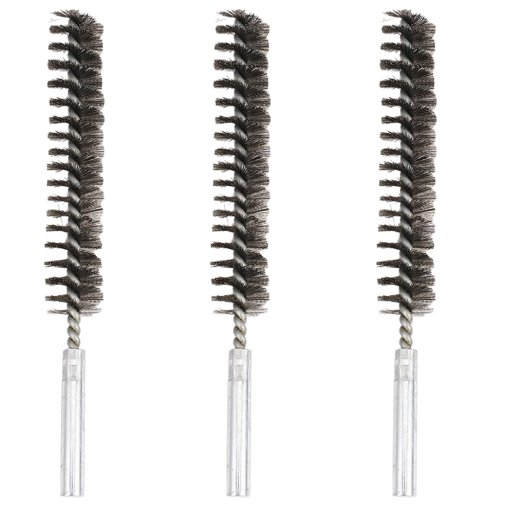 Jnchdghwa 3pcs 17cm Length 20mm Diameter Stainless Steel Wire Tube Cleaning Brush