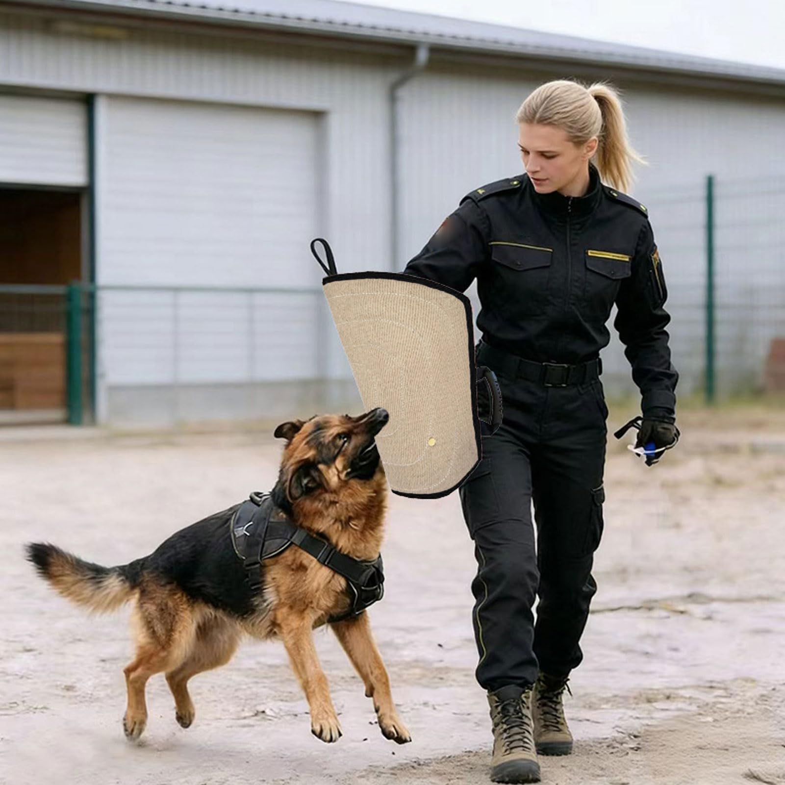 Fdit Funda para Mordedura de, Juguete Profesional de Protección para Entrenamiento de Mordeduras de Mascotas, Juguete para Morder a Pastores Alemanes para Perros Grandes y Medianos