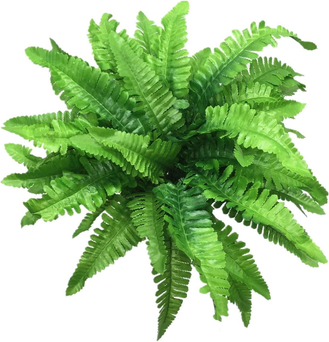 CATTREE Artificial Plants, Fake Persian Grass Plastic Plants Fern Leaves Shrubs Wedding Indoor Outdoor Home Garden Verandah Kitchen Office Table Centerpieces Arrangements Christmas Decoration 4 Pack
