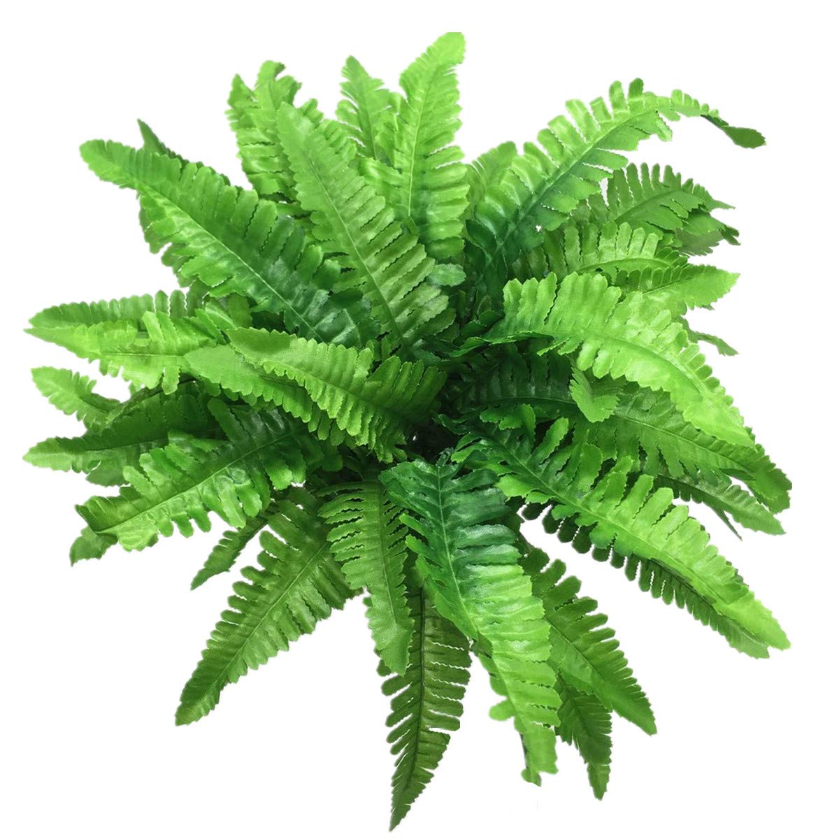 CATTREEArtificial Shrubs, Persian Grass Plastic Plants Fern Leaves Fake Bushes Wedding Indoor Outdoor Home Garden Verandah Kitchen Office Table Centerpieces Arrangements Christmas Decoration 4 pcs