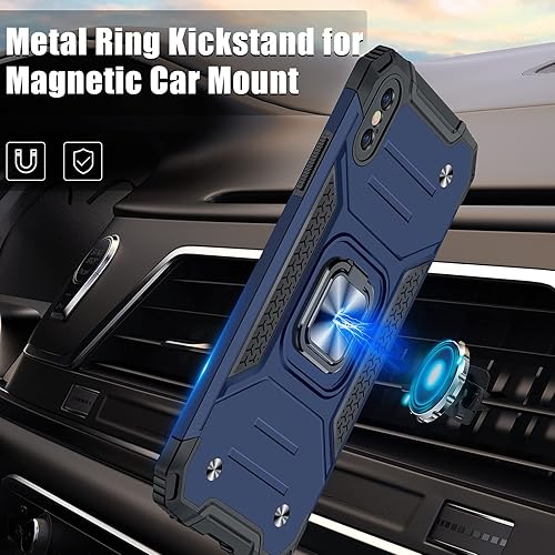 Miniatura 44 de JAME Funda para iPhone 12 Pro Max con protectores de pantalla, 2 unidades, protección contra caídas de grado militar, fundas protectoras