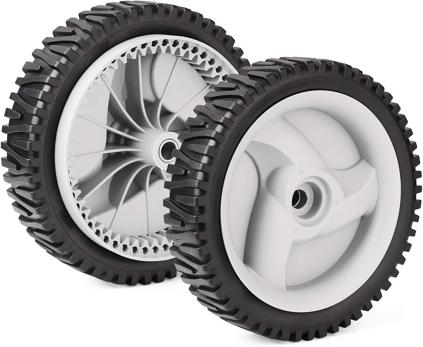 Lawn Mower Wheels Front Drive fit for Craftsman Lawn Mower Parts 194231X460 401274X460 583719501 2 Pack 8" X1-3/4 Wheel Self Propelled Replaces AYP Gray