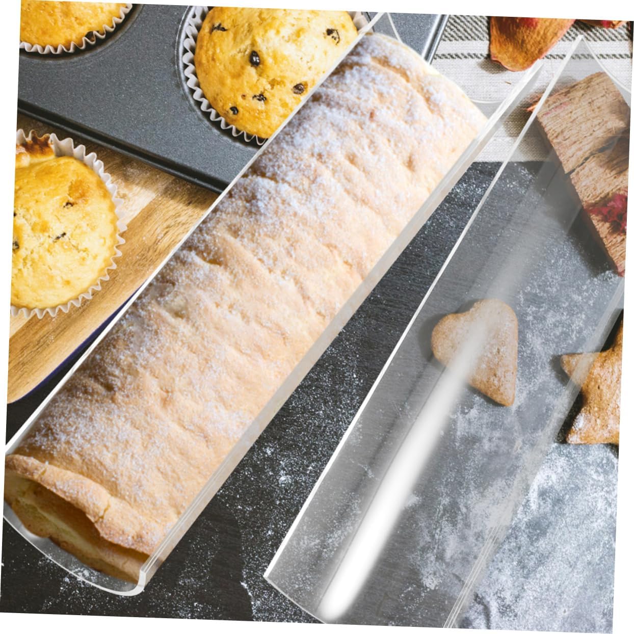 Healifty 3pcs Mold Cake Shaper Tool Shaped Design for Easy Baking Mold for Dessert Making Inner