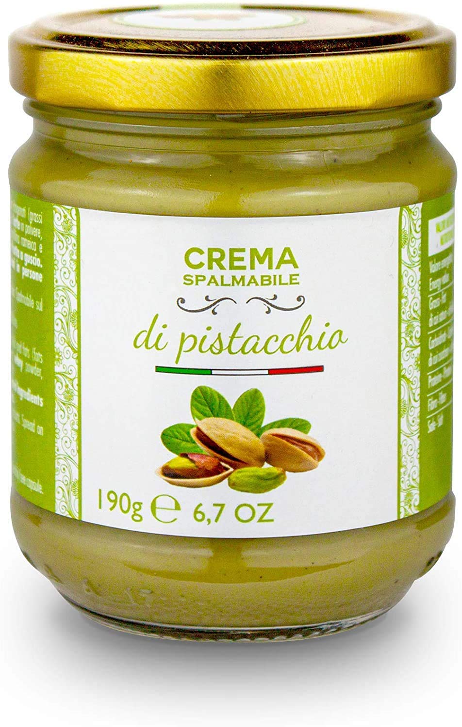 Buy Sweet Pistachio Nut Cream Spread 40 Pistachios 190 g