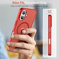 Vista 35 de SUPFINE Funda magnética para iPhone 11 (compatible con MagSafe) (protección contra caídas de grado militar), translúcida mate a prueba de golpes