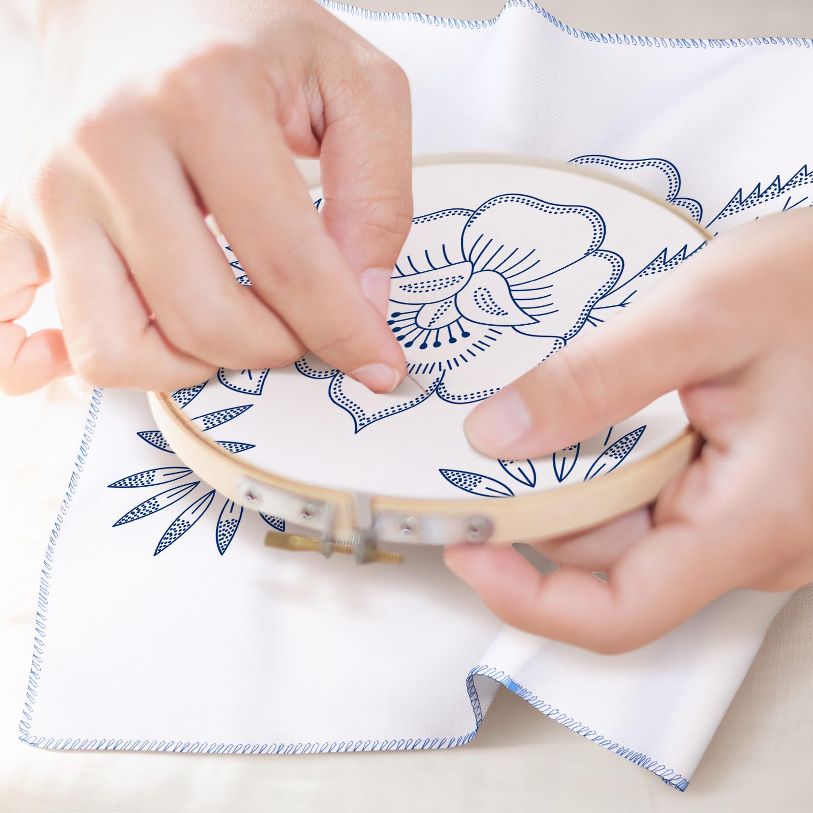 Tioncy Servilletas Para Bordar a Mano, tovaglioli messicani riutilizzabili e lavabili, per design assortiti, per fai da te, ricami a punto croce, eventi, regali, decorazioni, regali (eleganti)