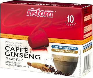 Ristora Capsule Ginseng compatibili Macchine Nespresso - 60 cialde (6 X 10pz)