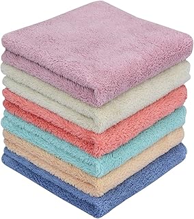 MAYOUTH Microfiber rag Bulk Multi-Functional for House Furniture Reusable Rags Kitchen Wipes Dish Cloths Absorbent and Fas...