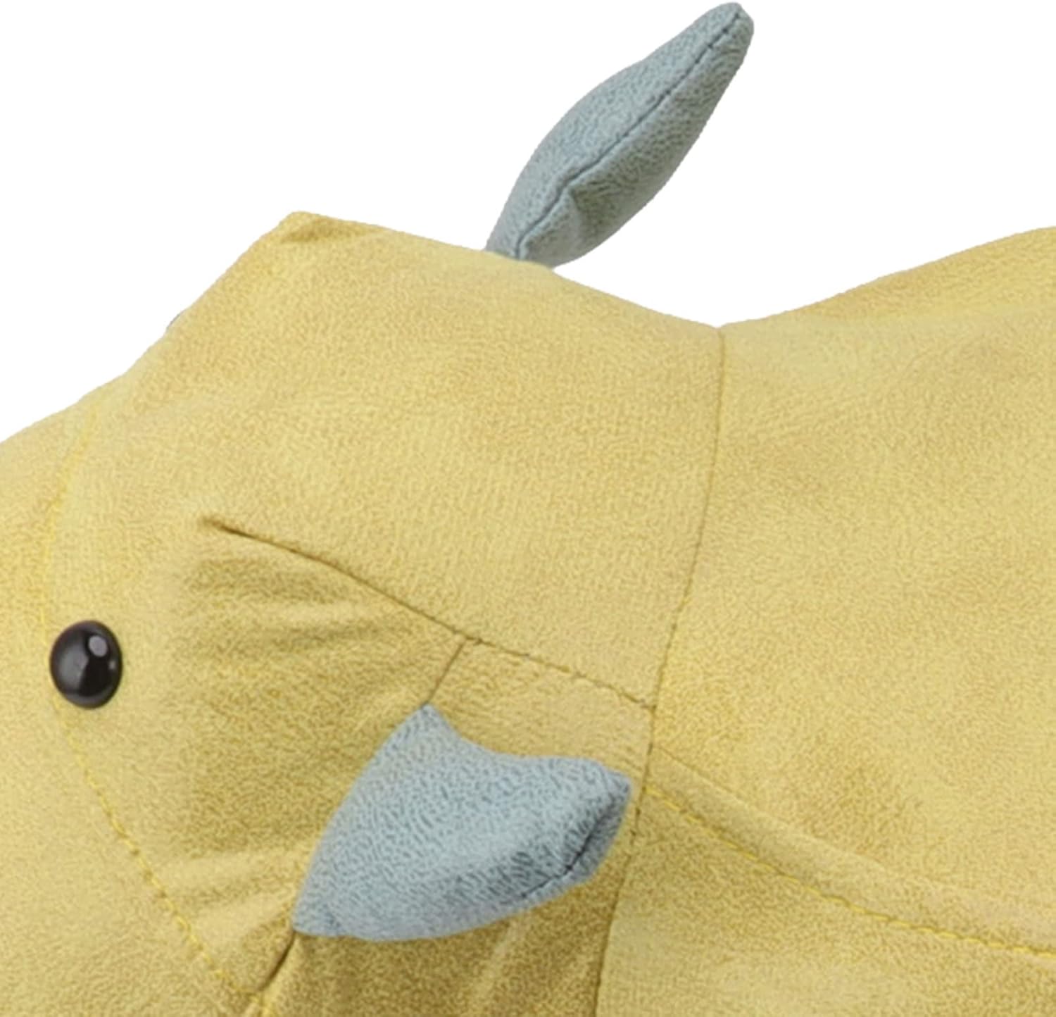 Cute Animal Footstools, Cartoon Animal Shaped Stool, Footrest Ottoman with Soft Padded Cushion, Strong Load Bearing Slip Resistant Silent Soft Multi Purpose Cute Footstool for Bedroom Living Room