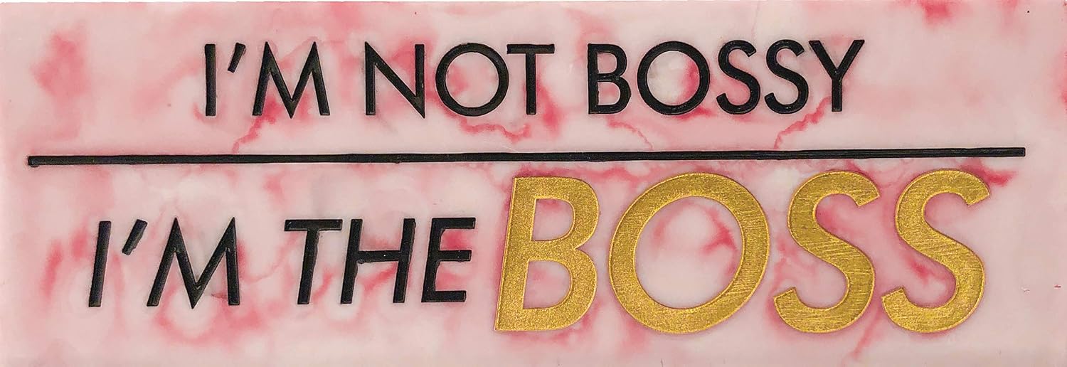 Spoontiques I'm Not Bossy Desk Sign