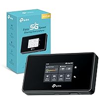 TP-Link M8550 Saponetta WiFi 5G, Router 5G, WiFi 6E AXE3600Mbps Tri-Band, DL 3400Mbps, UL 900Mbps, Batteria da 4700mAh, Porta WAN, LAN Gigabit, Touchscreen, Supporta fino a 32 Dispositivi, VPN Wireguard