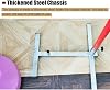 Jump Measurement Tester, Vertical Jump Tester with Stable Base Standing High Jump Training Equipment Basketball Volleyball Spike Coach Challenger(3.9-11.5 Feet)