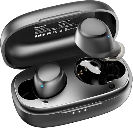 TOZO A1 Mini Wireless Auricolari Bluetooth 5.3 in Ear Cuffie leggere  Microfono incorporato Cuffie con connessione a lunga distanza Immersive  Premium Sound (Compatibili per l'orecchio piccolo), Nero : Amazon.it:  Elettronica