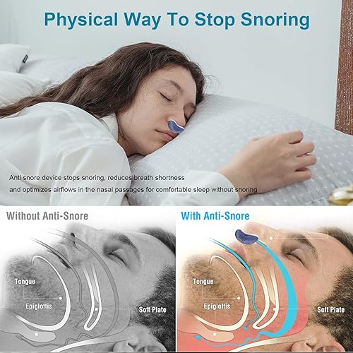 Miniatura 3 de Dispositivos eléctricos portátiles antironquidos soluciones de ronquidos para dormir dispositivos de ayuda para ronquidos dilatador nasal