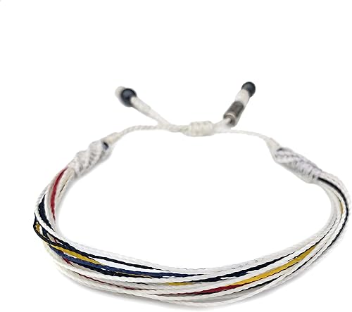 Miniatura 197 de Surfer Bracelets for Men - Handmade Surfer Rope Adjustable Friendship Bracelets - Surf String Bracelet for Couple Women Men Waterproof Beach Jewelry