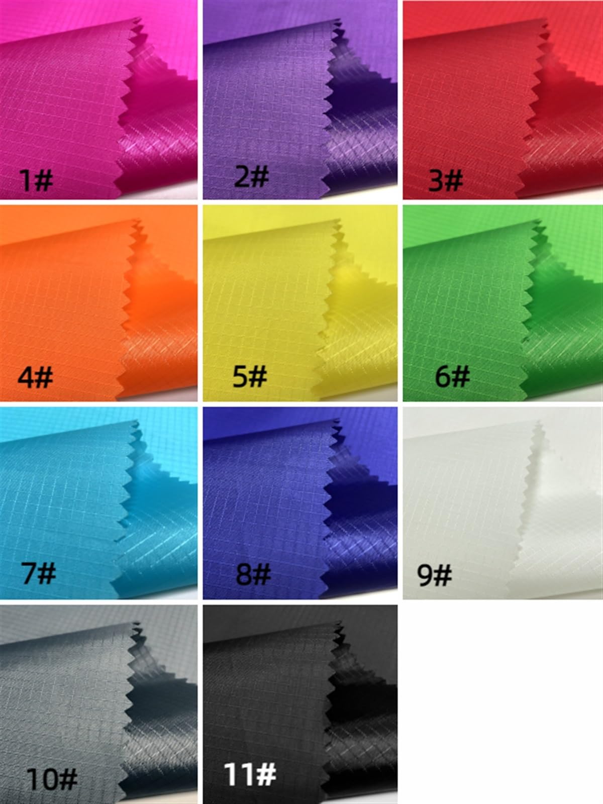 Ripstop-Nylon-Outdoor-Stoff, beschichtet, wasserdicht, zum Nähen, 150 cm breiter Stoff zum Nähen, 3/5/10 m (4 orange, 150 x 10 m)
