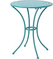 Vista 11 de Christopher Knight Home Lourdes Iron Bistro - Juego de 3 piezas, color verde azulado mate