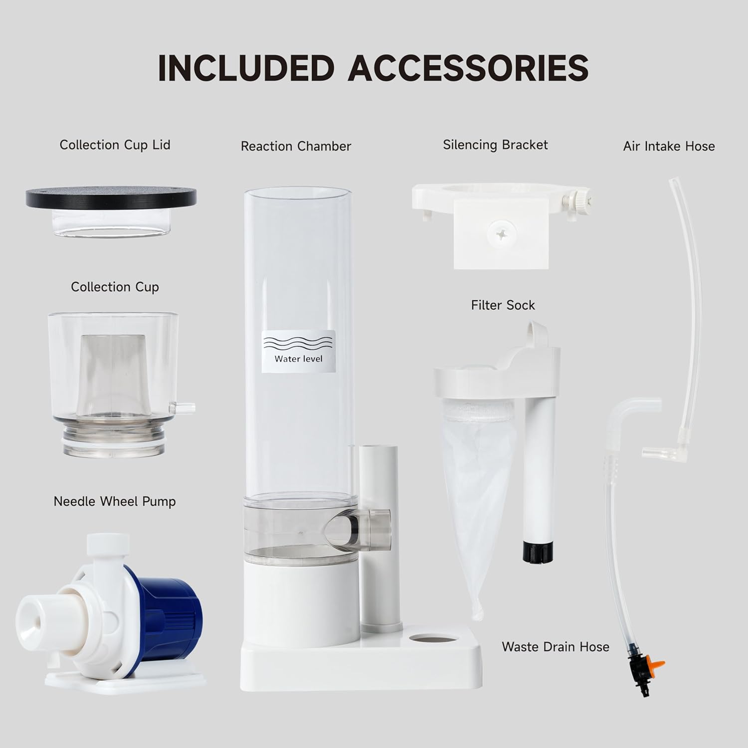 LANDEN EzCube 60P Premium Rimless AIO Marine Aquarium Kit with Rear Filtration, Protein Skimmer, and Roller Filter, 29.6 Gallons Display Volume Saltwater Reef Tank, W23.62×D17.7×H15.7 in (60×45×40cm)