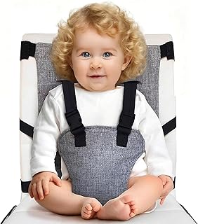 Adjustable Portable Travel High Chair, Toddler High Chair, Removable Seats, Washable Feeding Safety Seat, Fold-Flat Storage Portable Baby Feeding Seat for Trave, Home, Restaurants, Shopping