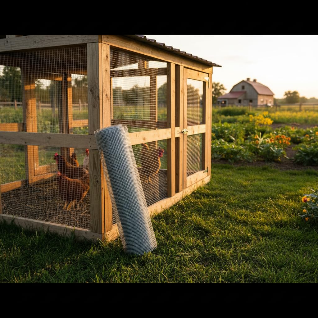 Volierendraht 25m x 100cm - feuerverzinkt 19x19 mm Maschendrahtzaun - Kaninchendraht Drahtgitter für Voliere Hasenstall Gartenzaun Tiergehege extra robust