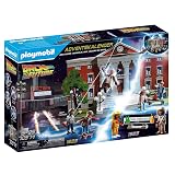 PLAYMOBIL Adventskalender 2021-70574 Back to The Future mit Sammelfiguren und Zubeh&ouml;rteilen der Science-Fiction-Triologie hinter jedem T&uuml;rchen, 97-teilig, Ab 5 Jahren Back to the Future 1