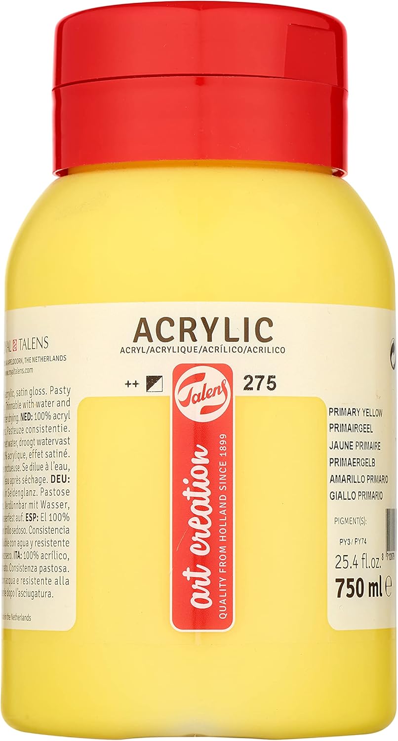 Talens Art Creation Acrylic Colour Bottle 750 ml Burnt umber 409 (3574409M)