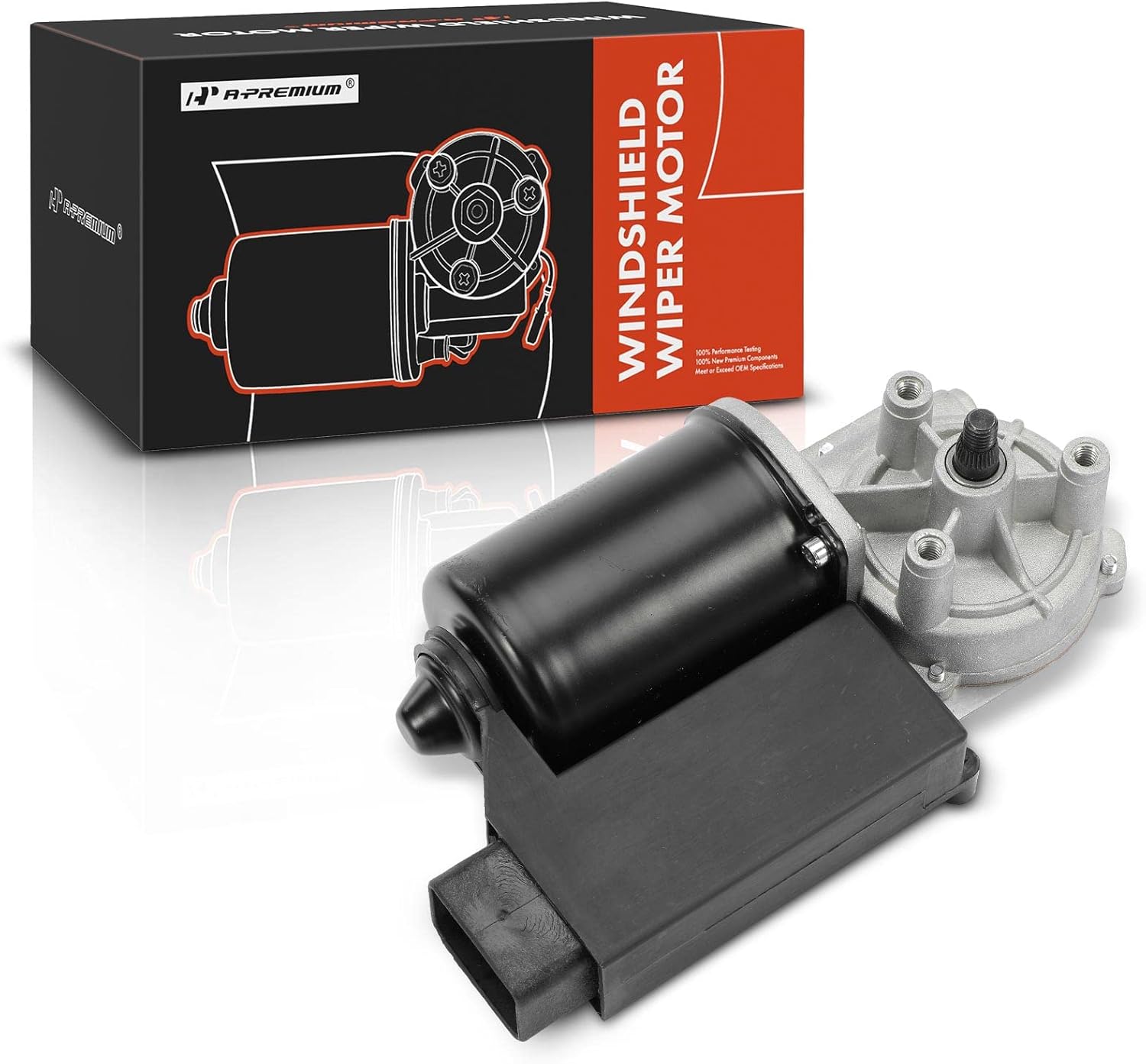 APremium Front Windshield Wiper Motor Compatible with