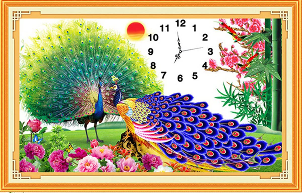 Instarry DIY 5D Diamond Painting Full Leone Paint by Numbers Decorazione Parete 75x50 cm