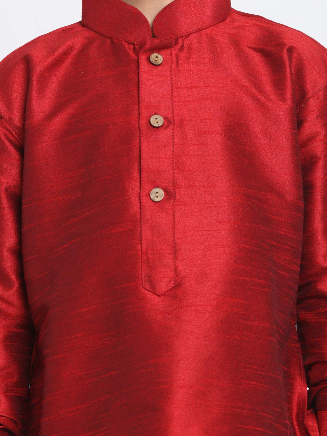 Vastramay Boys’ Pathani Style Kurta & Cowl Patiala Dhoti Pant Set – Traditional Festive Ethnic Wear - Image 3 thumbnail