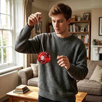 2‑Pack Light Up Yoyos, Responsive Metal Trick Yo‑Yos