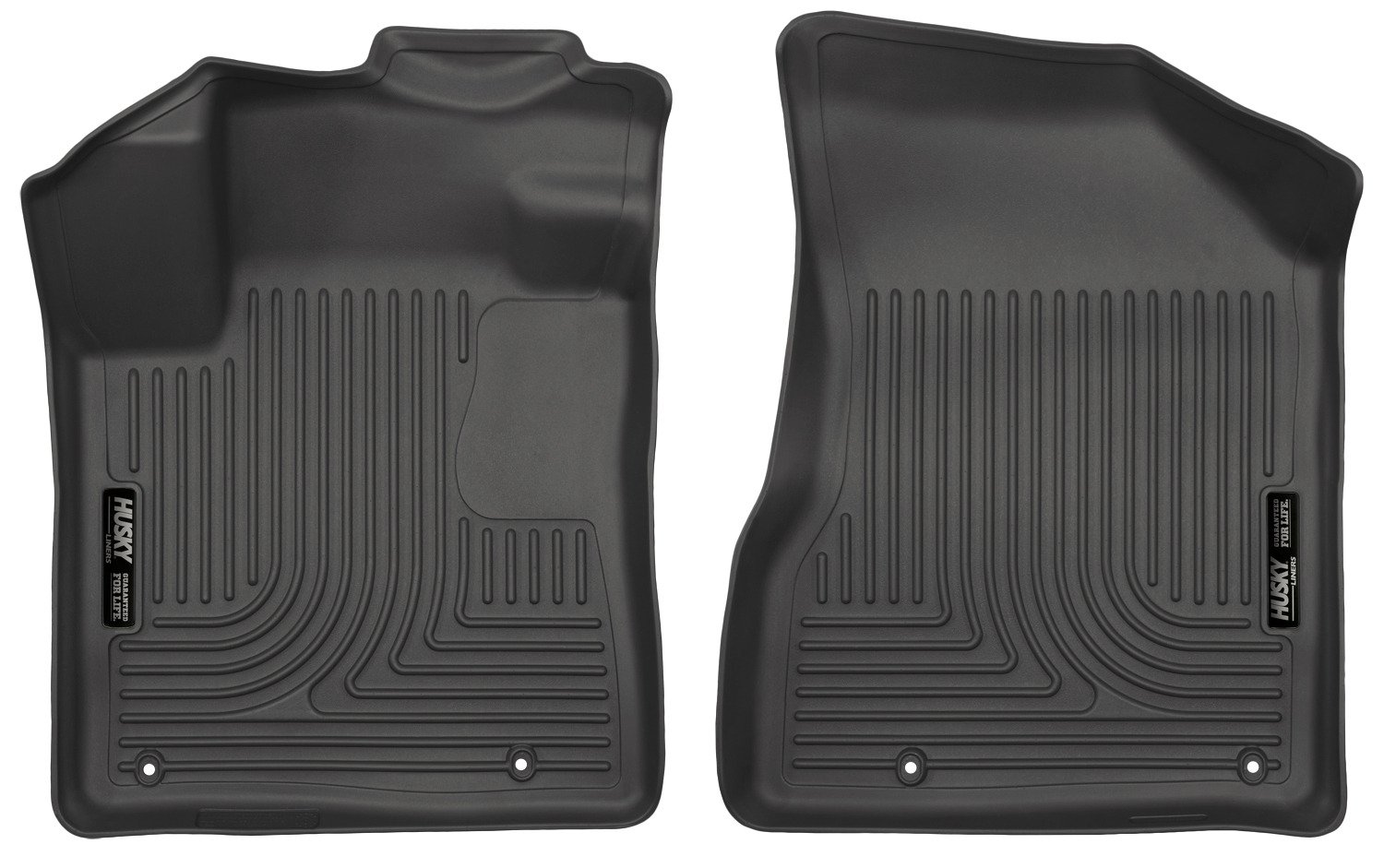 Husky Liners 18611Fits 2015–20 Nissan Murano Weatherbeater Fußmatten vorne, schwarz