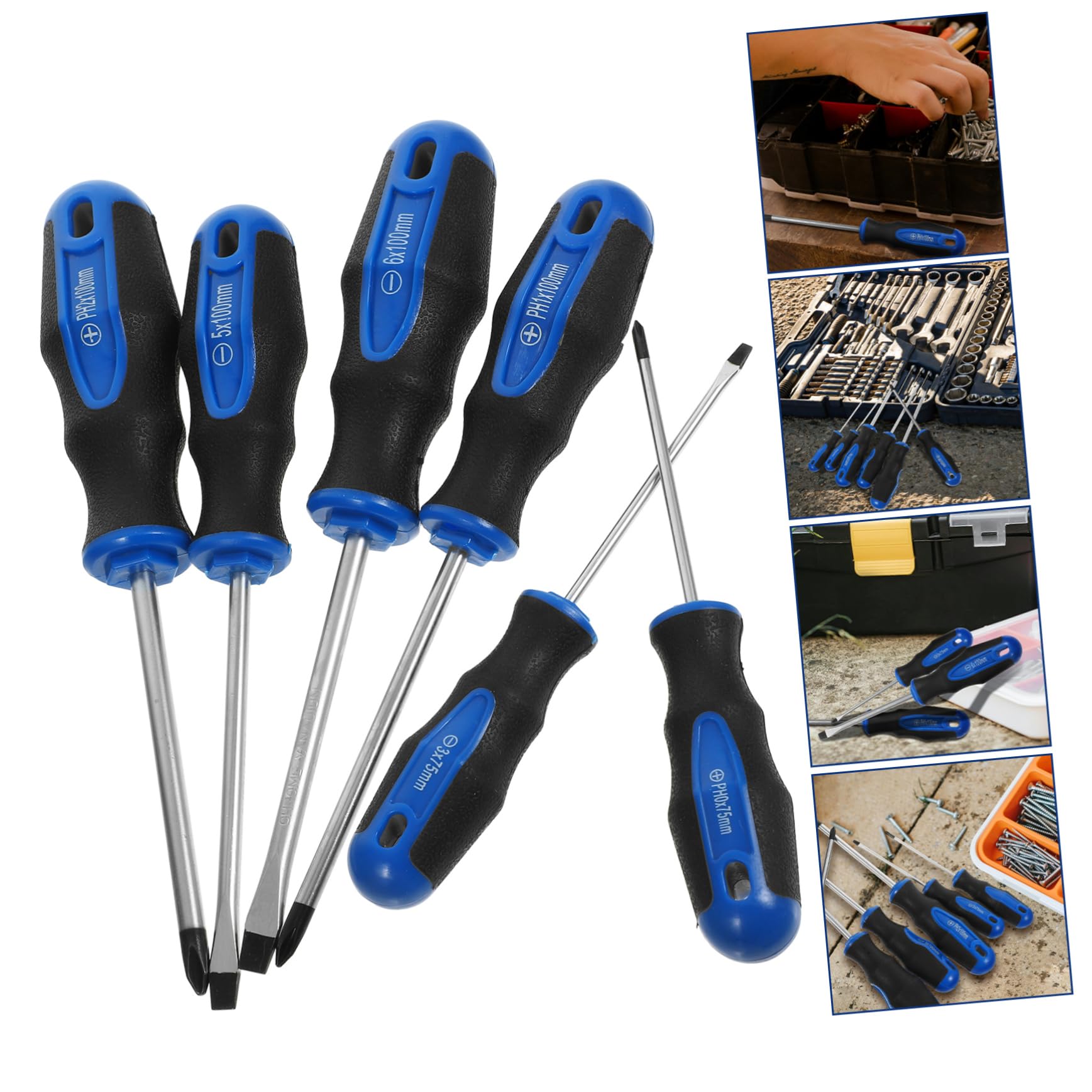 jojofuny 24piezas Destornillador Magnético De Punta Ergonómica Para Reparaciones De Automóviles y Hogar Herramienta Manual Práctica y Ligera Para Control Óptimo Trabajos De Precisión