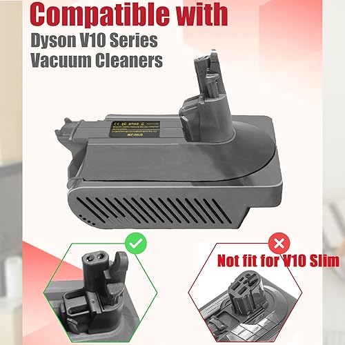 Miniatura 3 de ASUNT Adaptador V10 para Milwaukee a Dyson V10, convertidor de batería para Milwaukee M18 18V batería de iones de litio para Dyson Cyclone V10