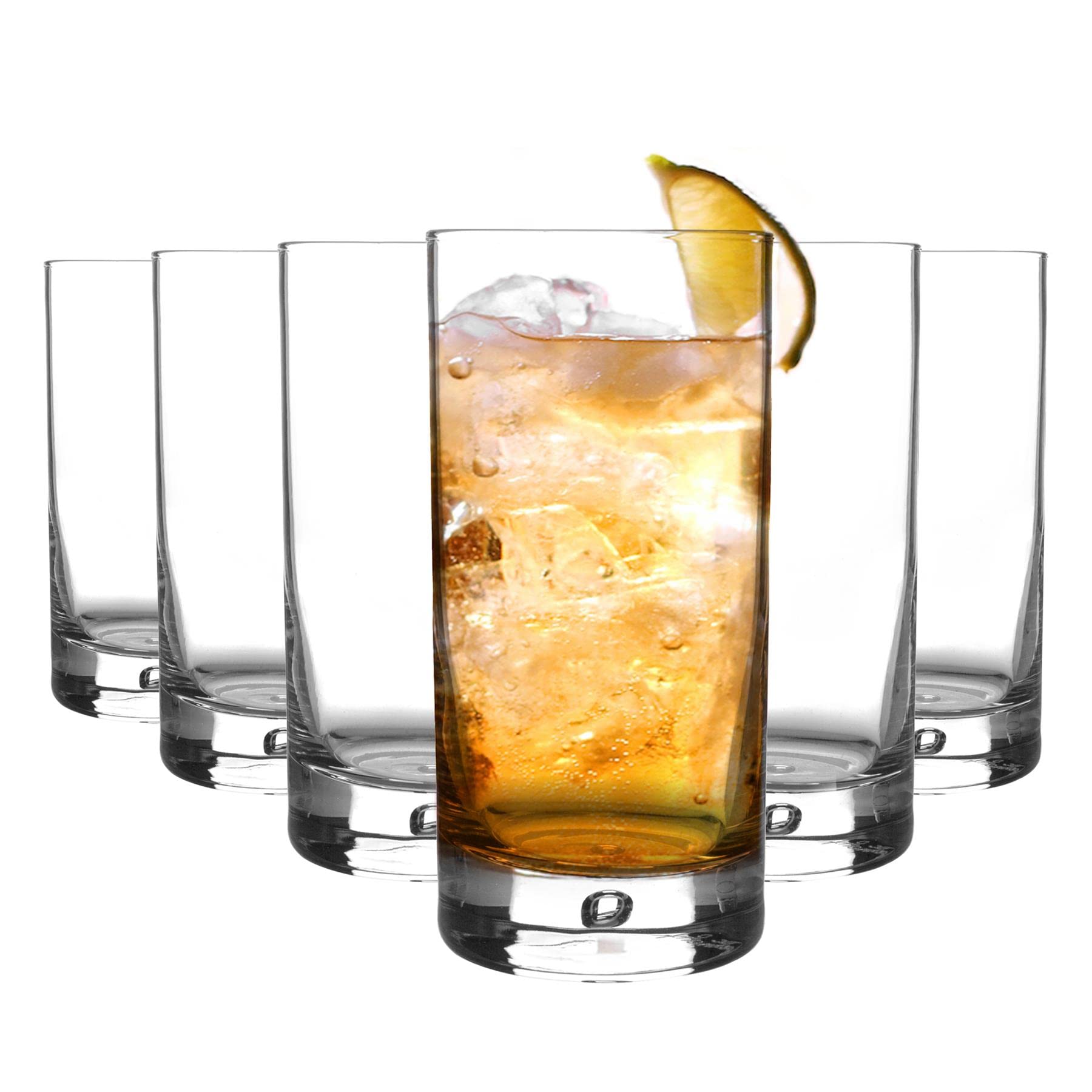 Bormioli Rocco Transparent Pack Of Barglass Highball Glasses 375Ml Size 24