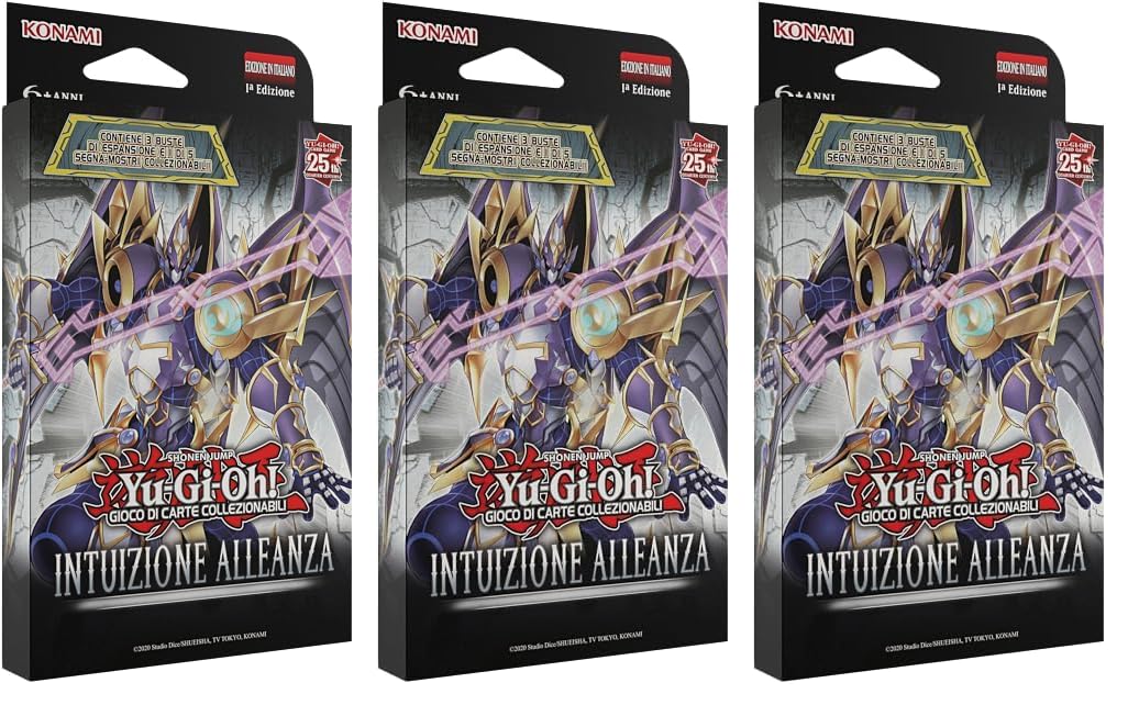 YU-GI-OH! TCG - INTUIZIONE ALLEANZA (TUCKBOX 3 BUSTE) - ITA (Confezione da 3)