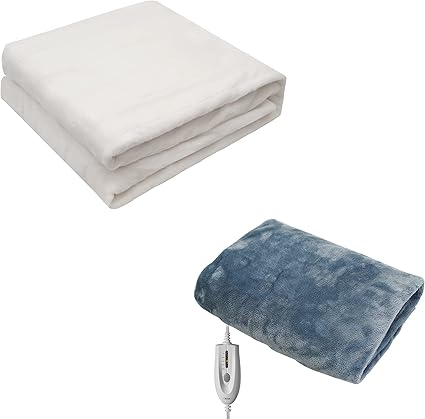 Review Heated Throw Blanket (50″ x 60″) with 220g Double-Layer Soft Flannel Electric Heating Pad,XL King Size Blankets Heating Pad for Pain Relief Review Heated Throw Blanket (50″ x 60″) with 220g Double-Layer Soft Flannel Electric Heating Pad,XL King Size Blankets Heating Pad for Pain Relief