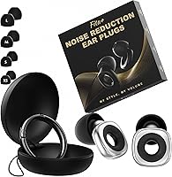 Vista 1 de Fita+ Tapones silenciosos y vistosos para los oídos Reducción de ruido para conciertos (Silver-Vine)